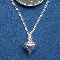 Silver Heart on a fine Silver Chain